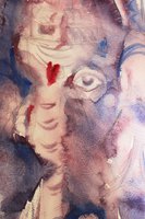 "Ganesh Rising" Watercolour (2007)