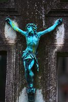 "Blue Jesus" (c) Manipulated digital image (2014)