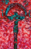 "Red Crucifixion"(c) Manipulated Digital image (2014)
