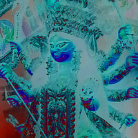 "Blue Durga"(c) Manipulated Digital Image (2014)